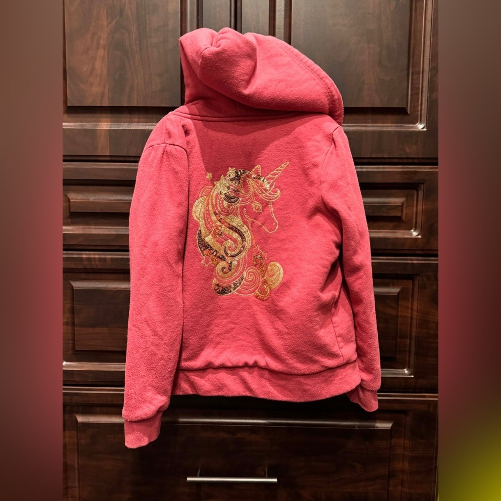 Place girls jacket - zipper does not work size 7/8 no stains